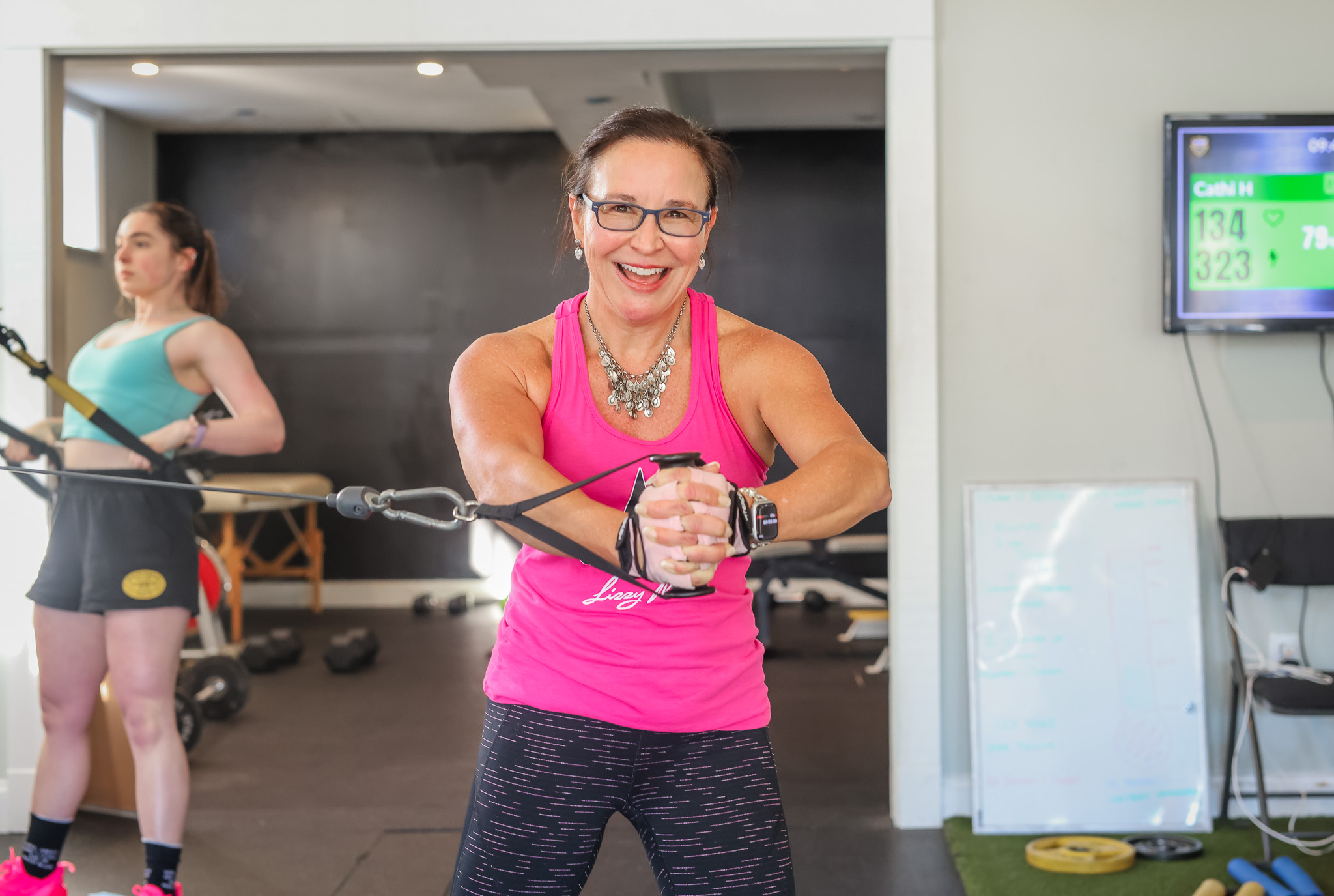 Small group personal training class in Alpharetta